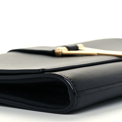 Saint Laurent Calfskin Classic Y Ligne Clutch Black 10 of 11