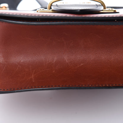 Prada City Calf Saffiano Cahier Crossbody Bag Cotto Black 10 of 14