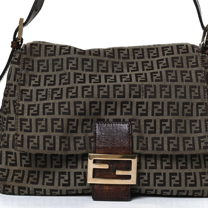 Fendi Zucchino Mama Baguette Tobacco 9 of 14