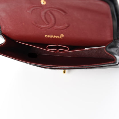 Chanel Lambskin Quilted Medium Double Flap Black 6 of 9