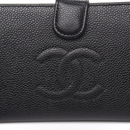 Chanel Caviar Timeless CC French Wallet Black 11 of 16