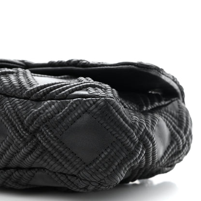 Chanel Lambskin Stitch Small Walk Of Fame Rectangular Flap Black 10 of 13