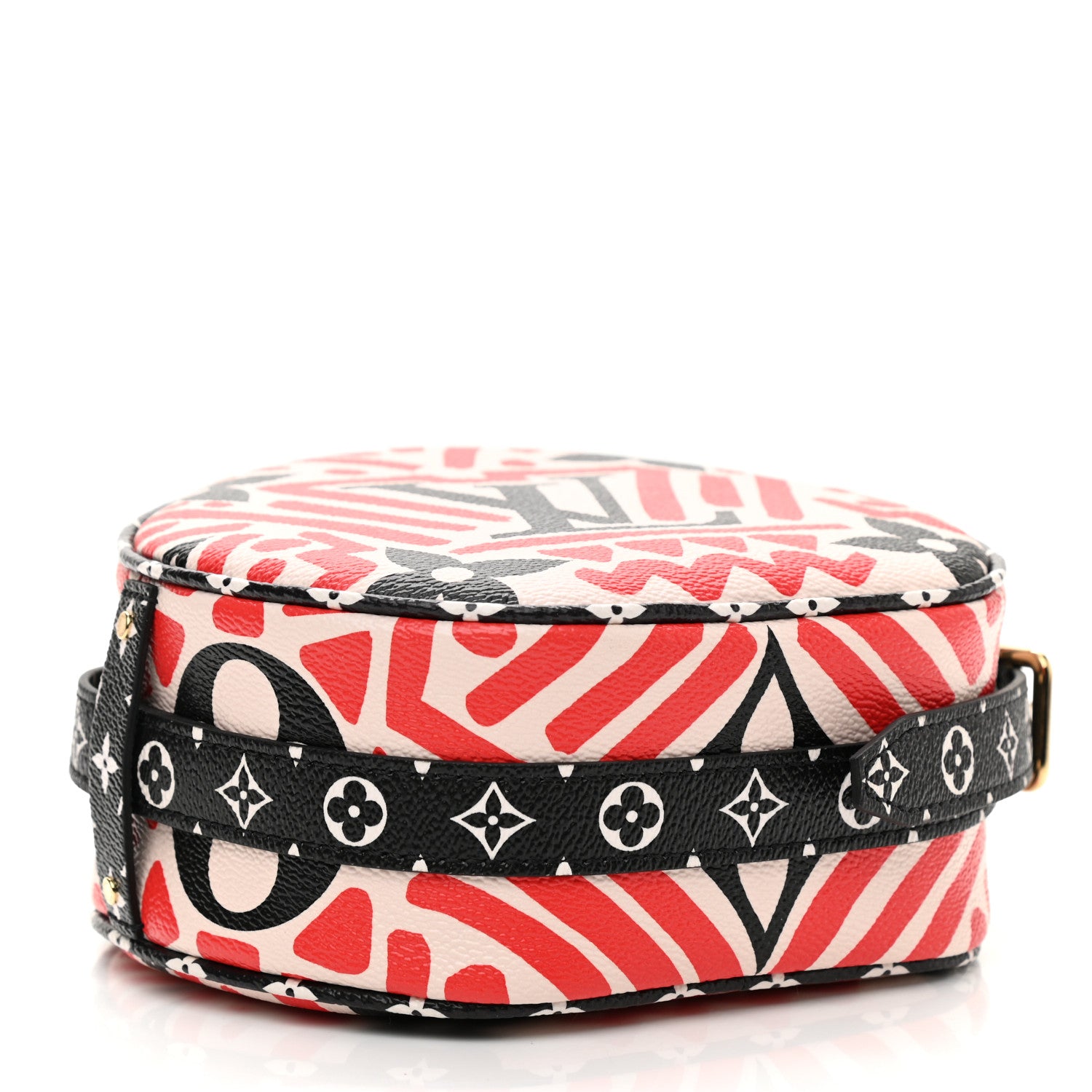Louis Vuitton Monogram Giant Crafty Boite Chapeau Souple PM Creme Rouge Black 5 of 9