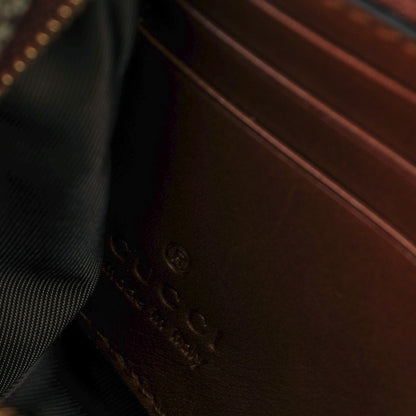 Gucci GG Supreme Monogram Wrist Wallet Brown 6 of 7