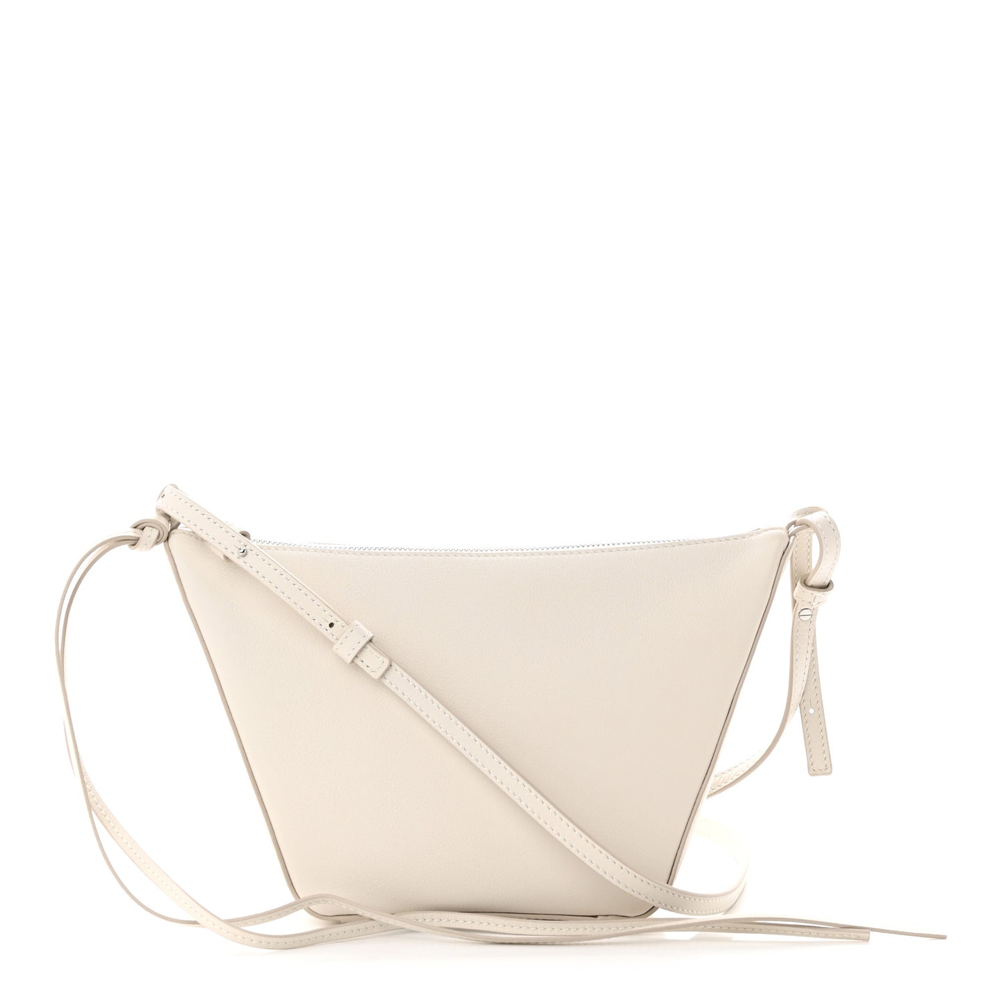 Calfskin Mini Hammock Hobo Soft White