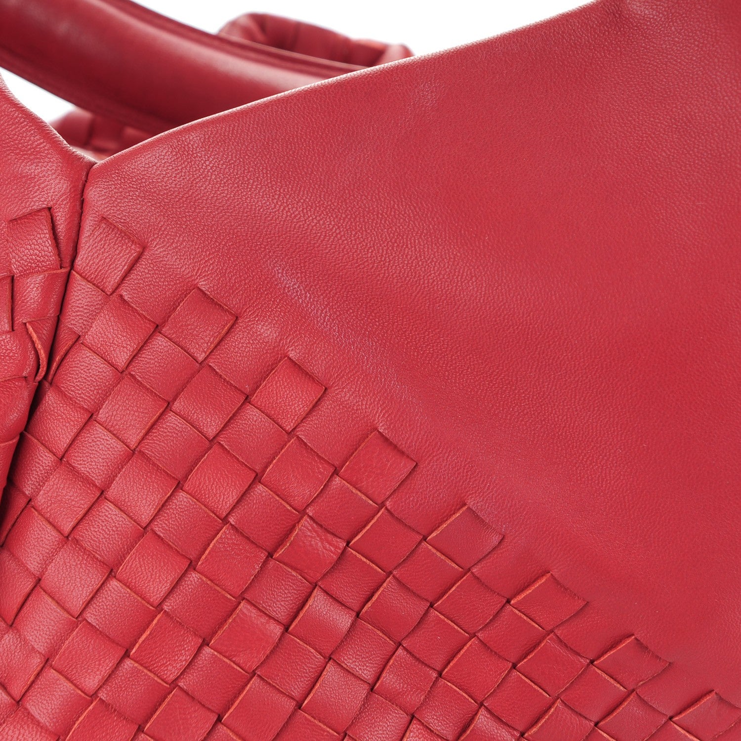 Bottega Veneta Nappa Intrecciato Aquilone Fortune Cookie Hobo Red 5 of 9