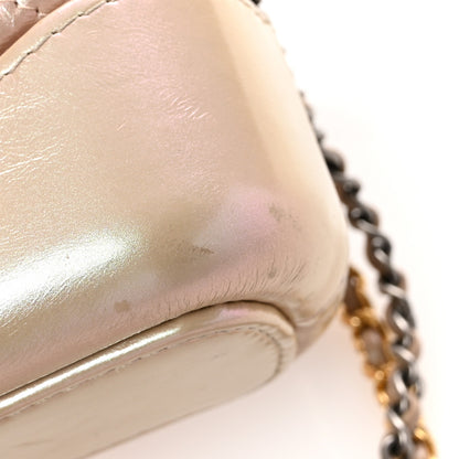 Chanel Iridescent Aged Calfskin Quilted Small Gabrielle Hobo Light Pink 12 of 13