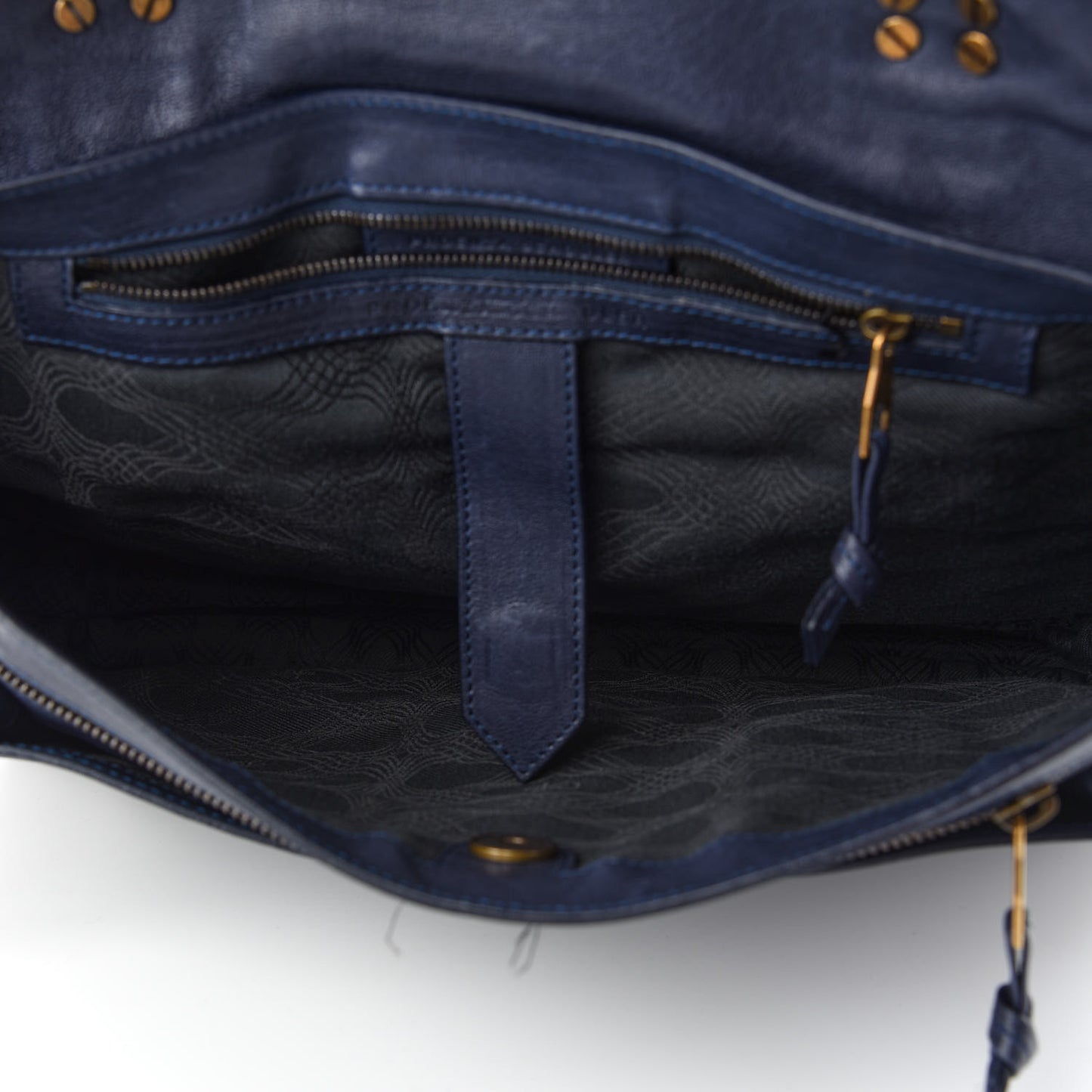 Lambskin Large PS1 Satchel Midnight
