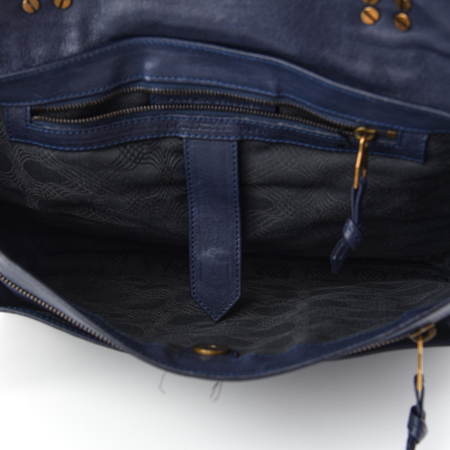 Proenza Schouler Lambskin Large PS1 Satchel Midnight 5 of 10