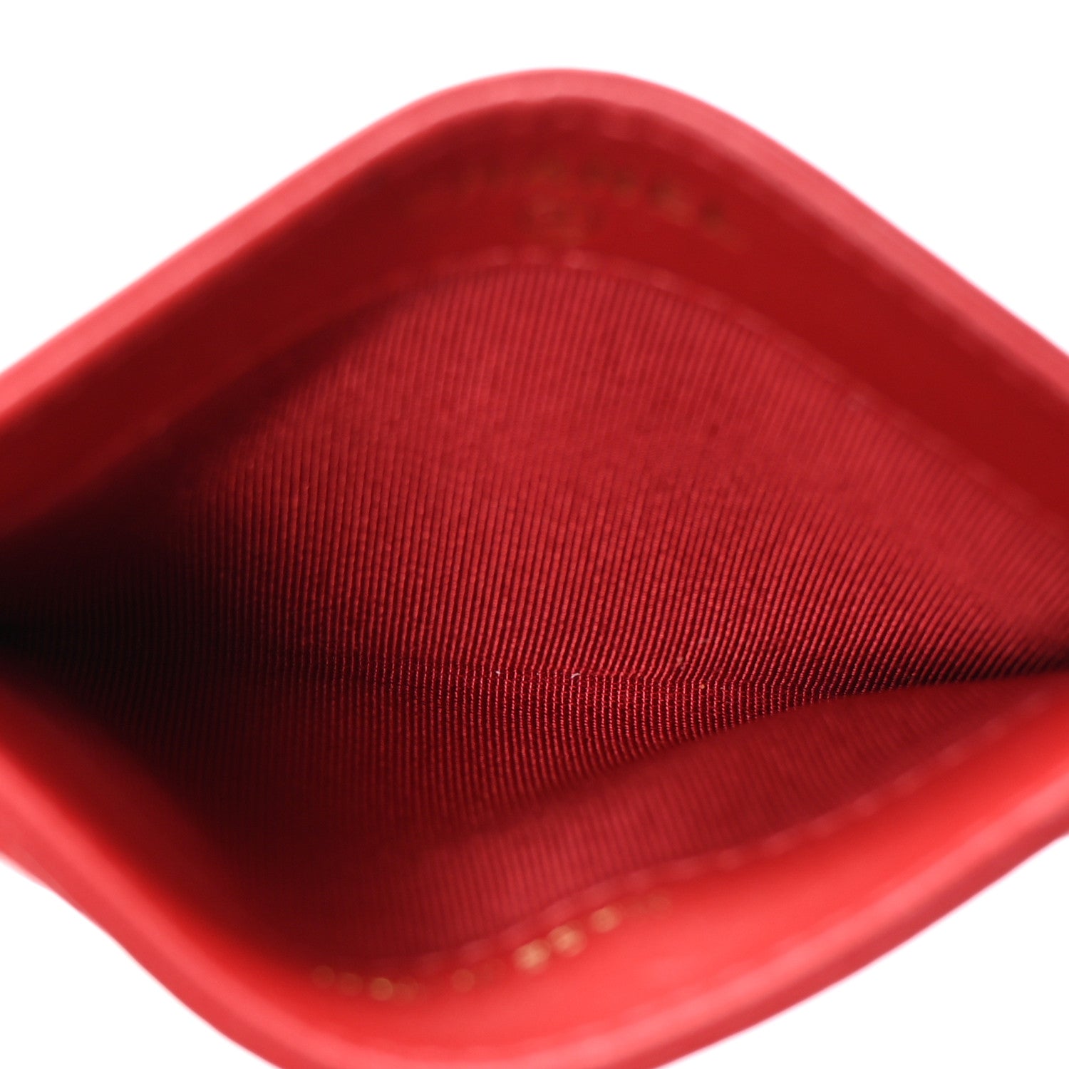 Chanel Lambskin Quilted Card Holder Red 5 of 8