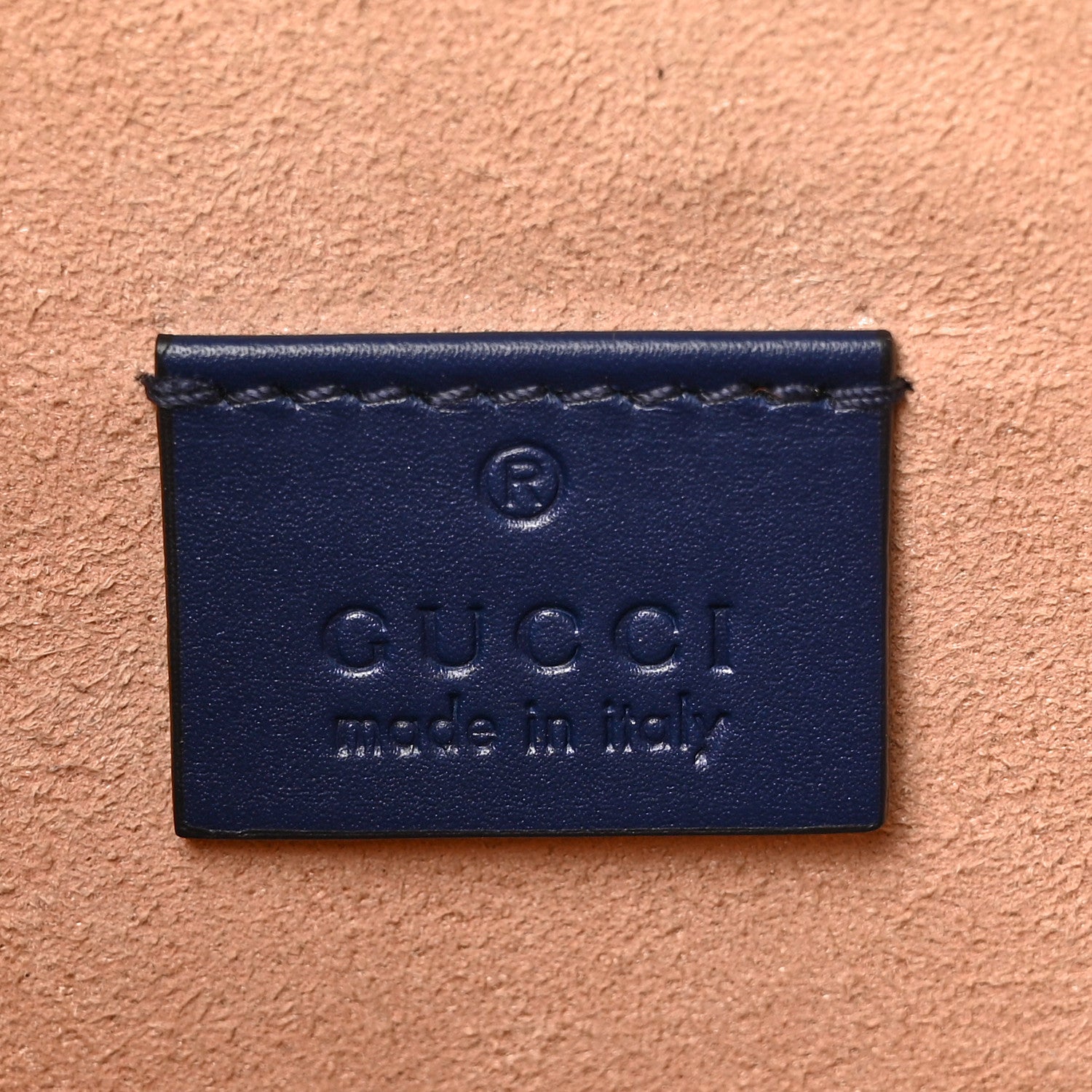 Gucci Calfskin GucciGhost Print Pouch Blue Agata Hibiscus Red 6 of 10