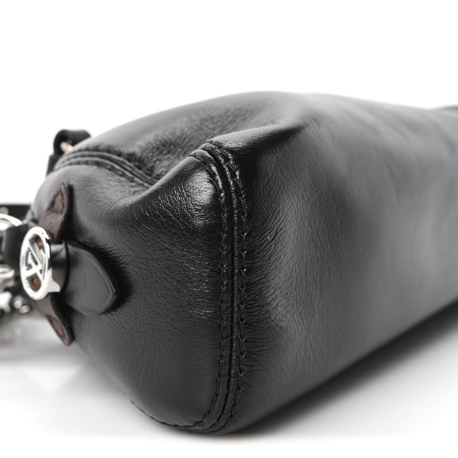 Louis Vuitton Lambskin Pochette Vibe Black 8 of 9