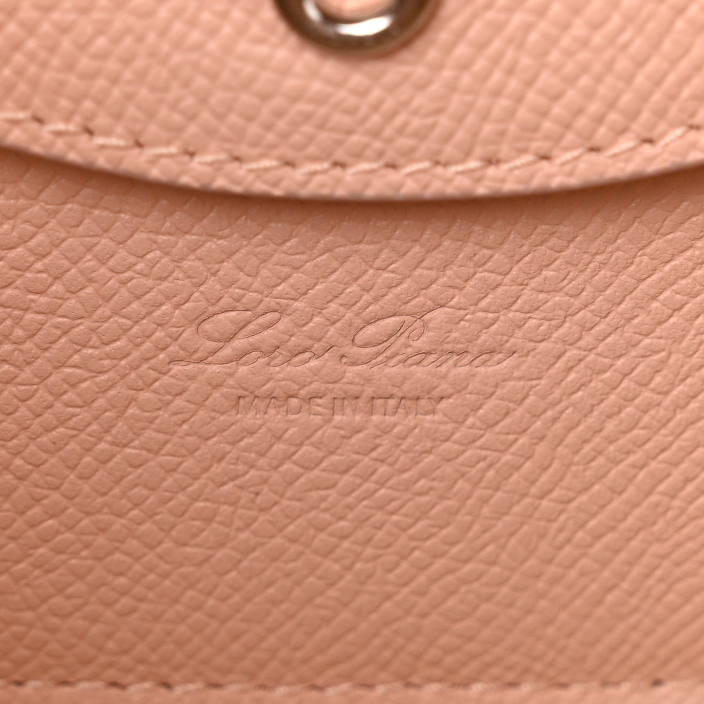 Textured Calfskin Extra Bag L27 Feather Pink