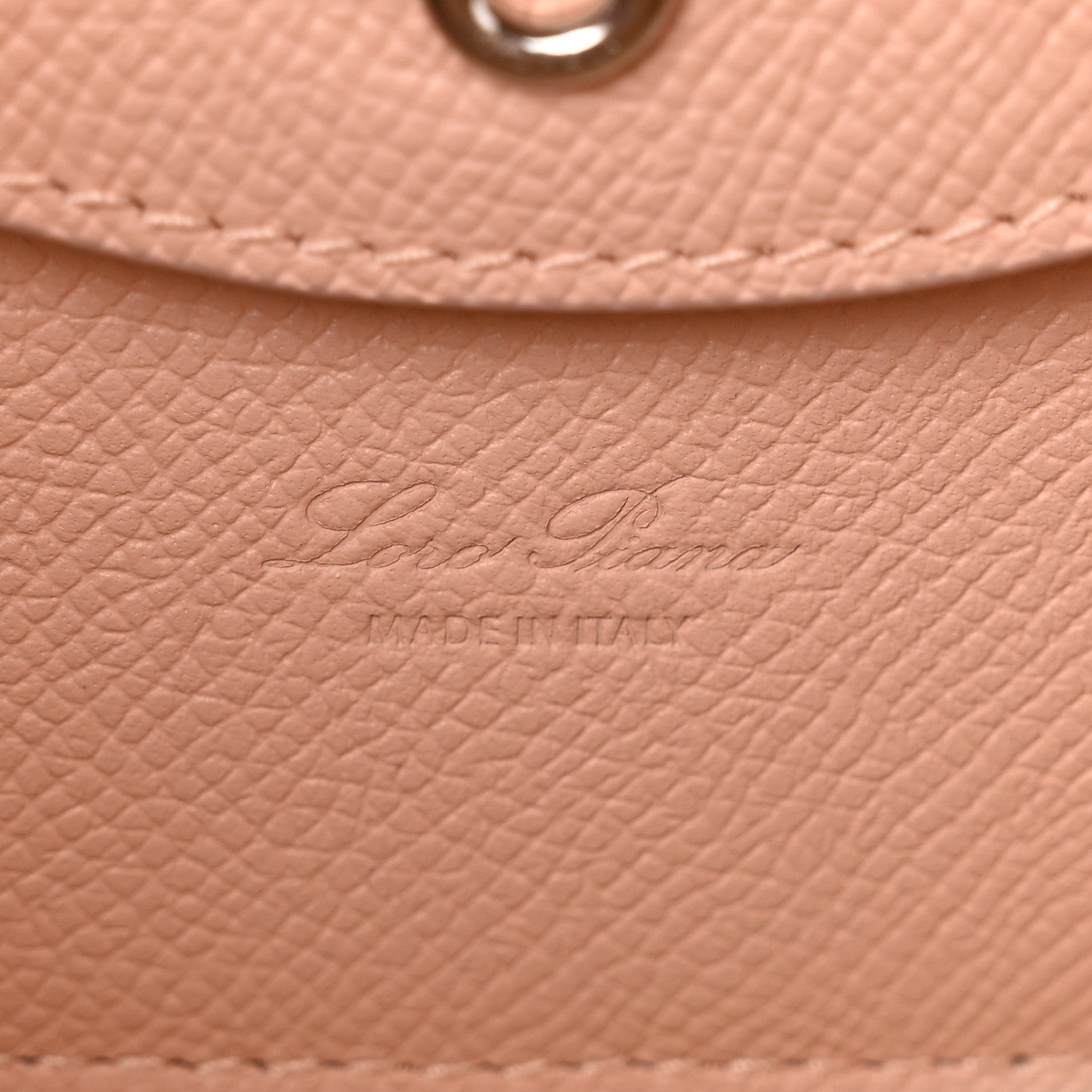 Loro Piana Textured Calfskin Extra Bag L27 Feather Pink 6 of 9