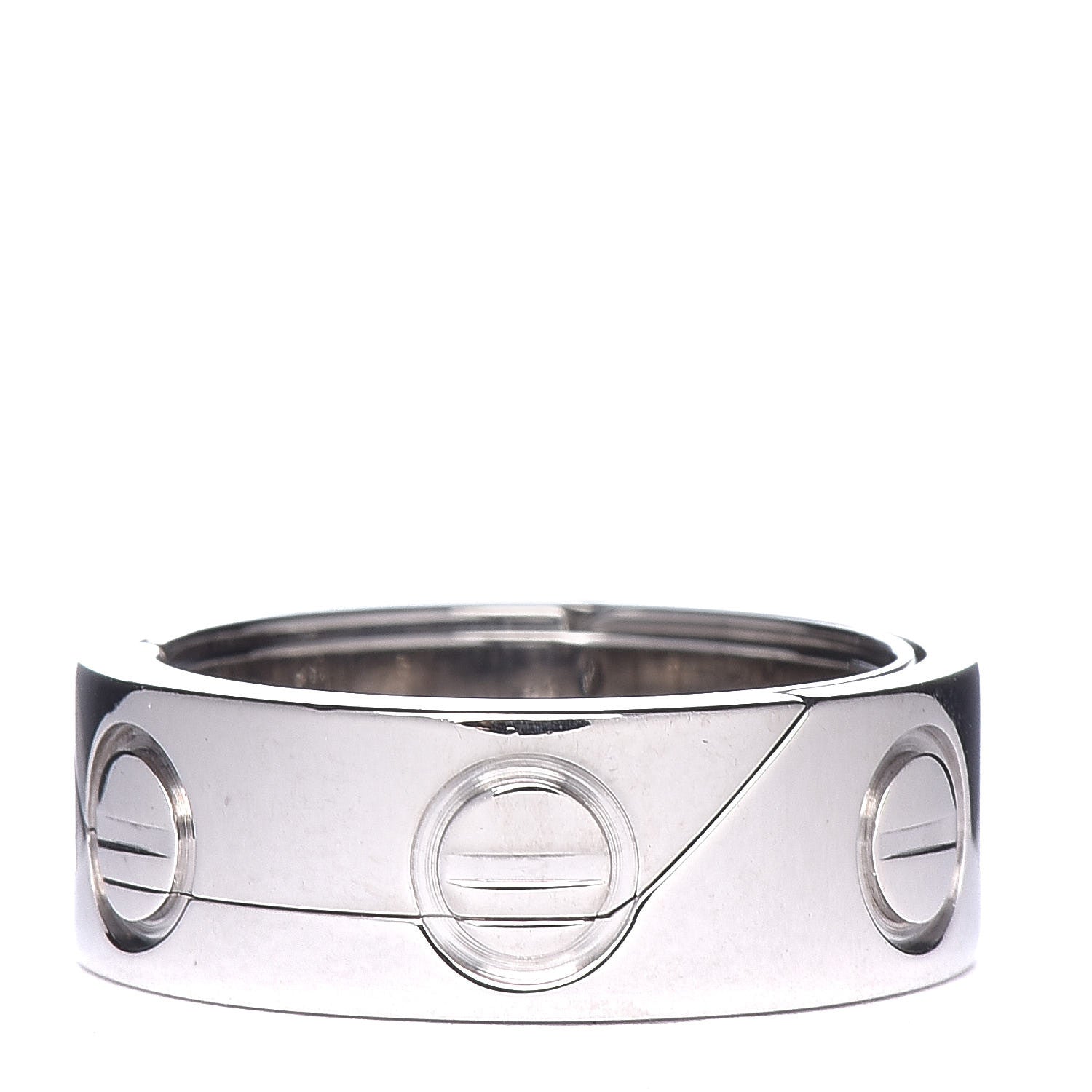 Cartier 18K White Gold 7mm Astro LOVE Ring 50 5.25 3 of 7