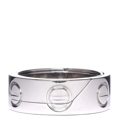 Cartier 18K White Gold 7mm Astro LOVE Ring 50 5.25 3 of 7