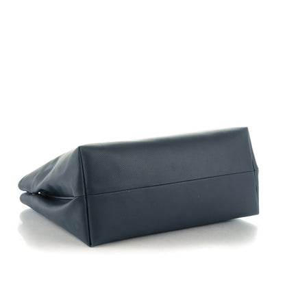 Bottega Veneta Rubberized Canvas Marco Polo Tote Dark Navy 4 of 8
