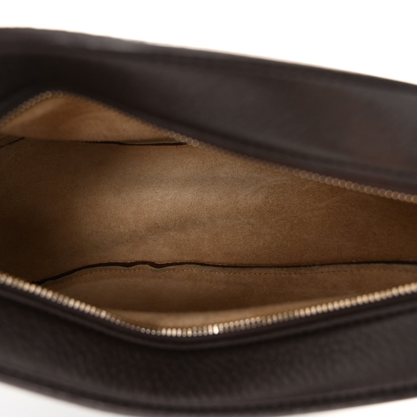 Deerskin Small Slouchy Banana Bag Espresso