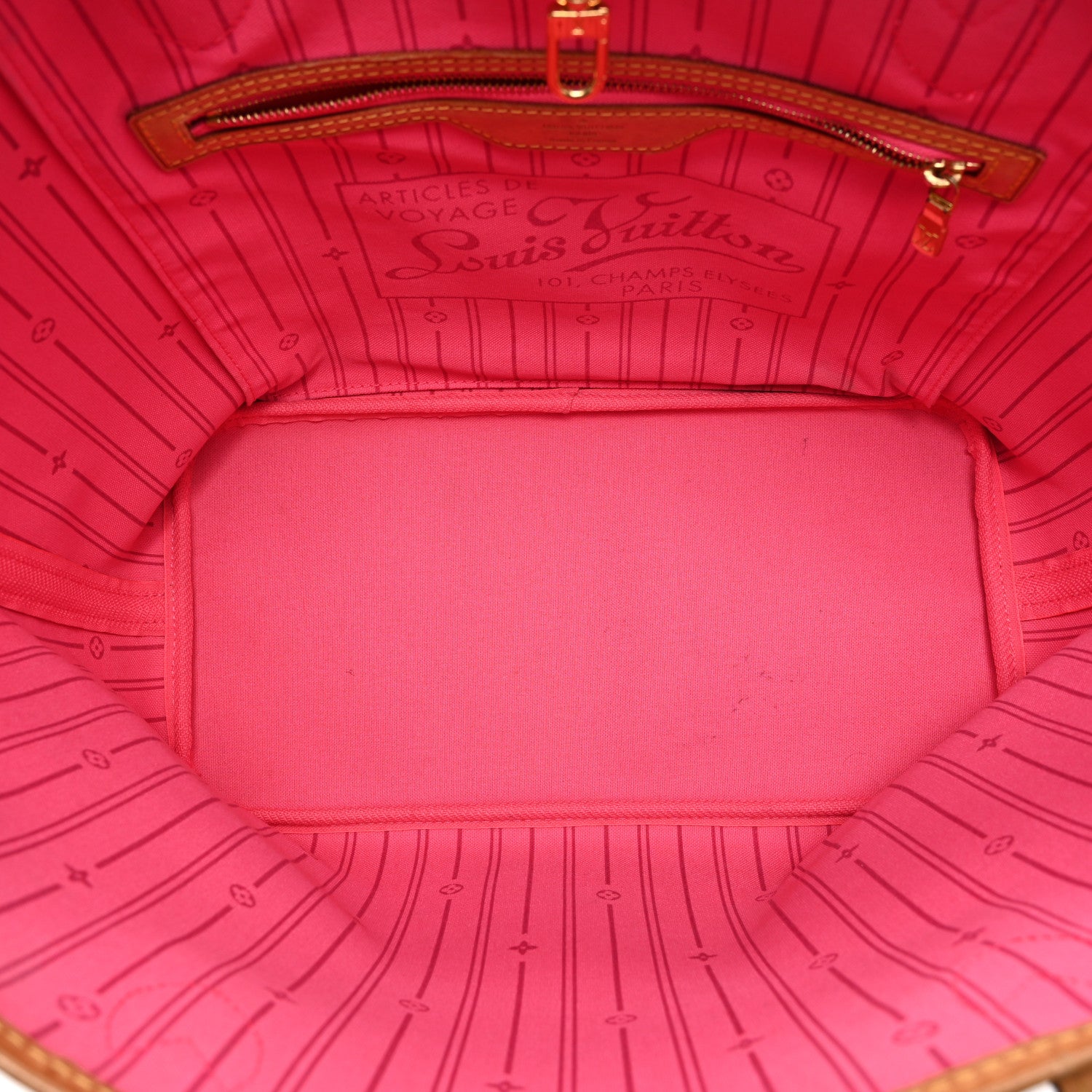 Louis Vuitton Monogram Roses Neverfull MM 5 of 10