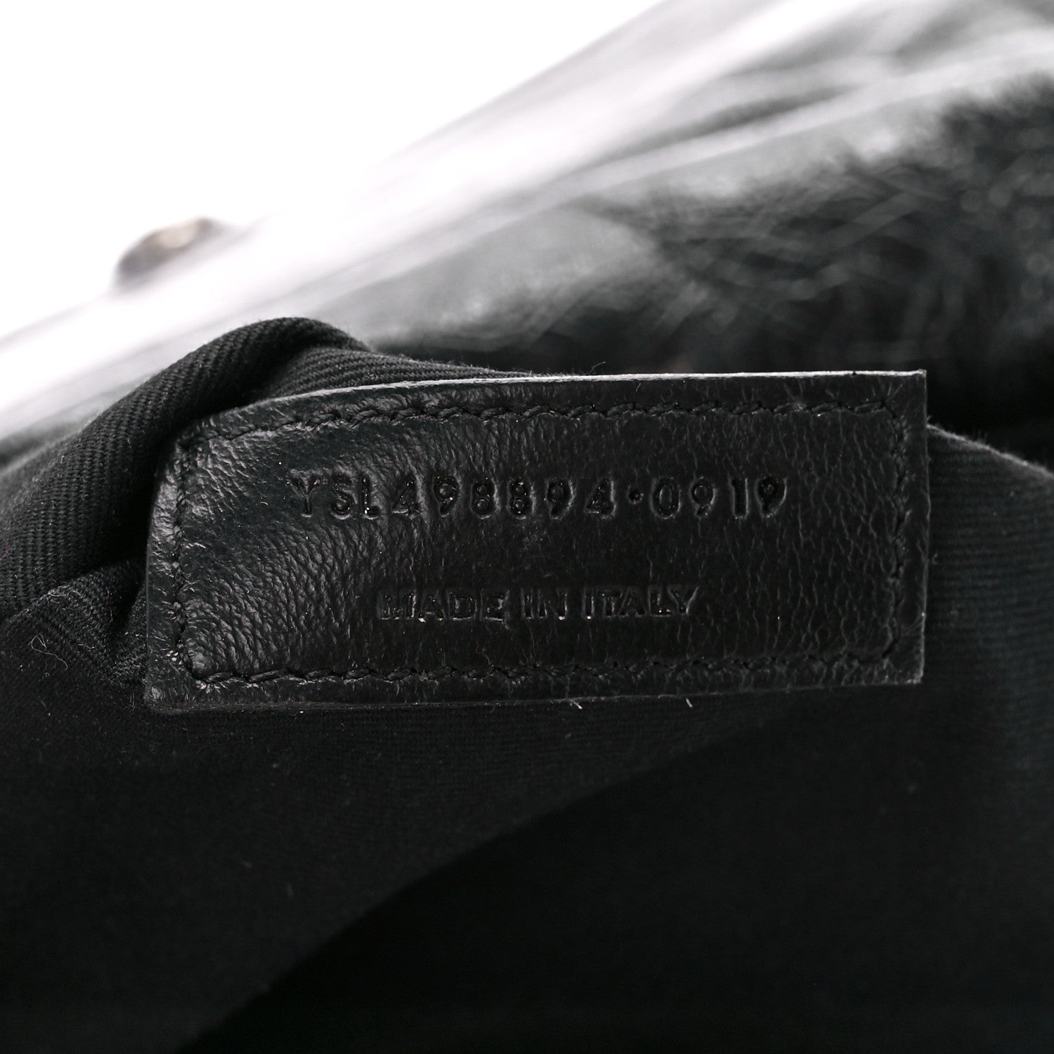 Saint Laurent Crinkled Calfskin Matelasse Monogram Medium Niki Chain Satchel Black 8 of 11