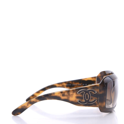 Chanel Oval Sunglasses 6022-Q Tortoise 3 of 8