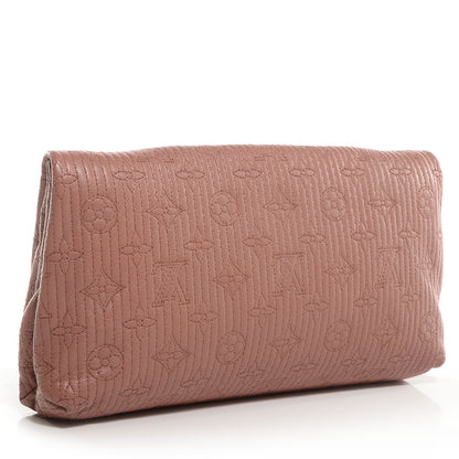 Louis Vuitton Calfskin Quilted Monogram Altair Clutch Rose Clair 3 of 7