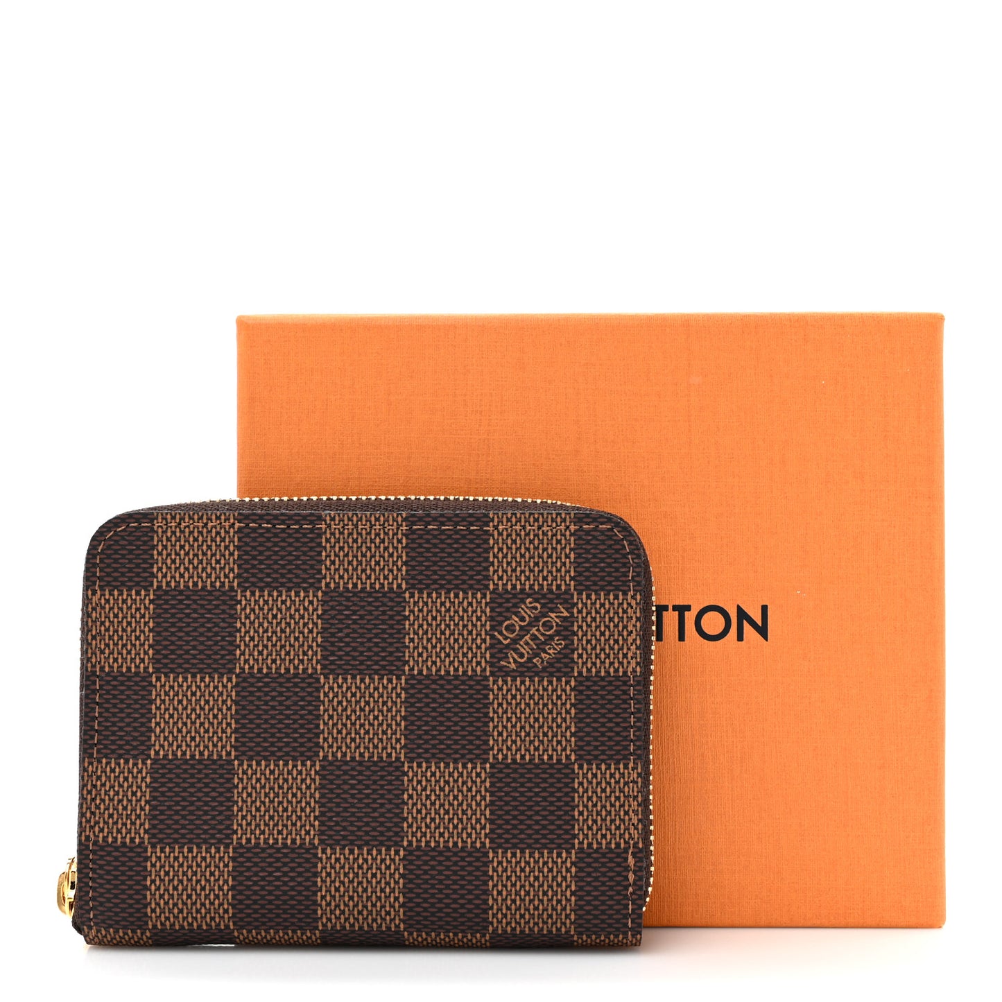 Damier Ebene Zippy Coin Purse