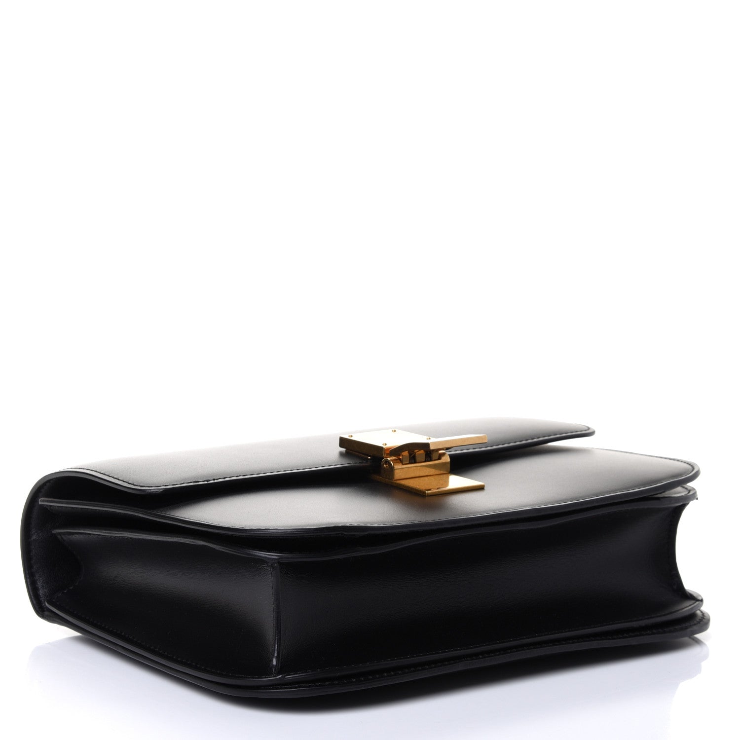 Celine Box Calfskin Medium Classic Box Flap Bag Black 3 of 4