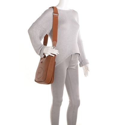 Hermes Taurillon Clemence Evelyne III PM Gold 8 of 15