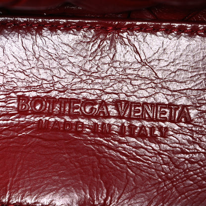 Bottega Veneta Calfskin Intrecciato Kalimero Cha-Cha Clutch Red 6 of 9