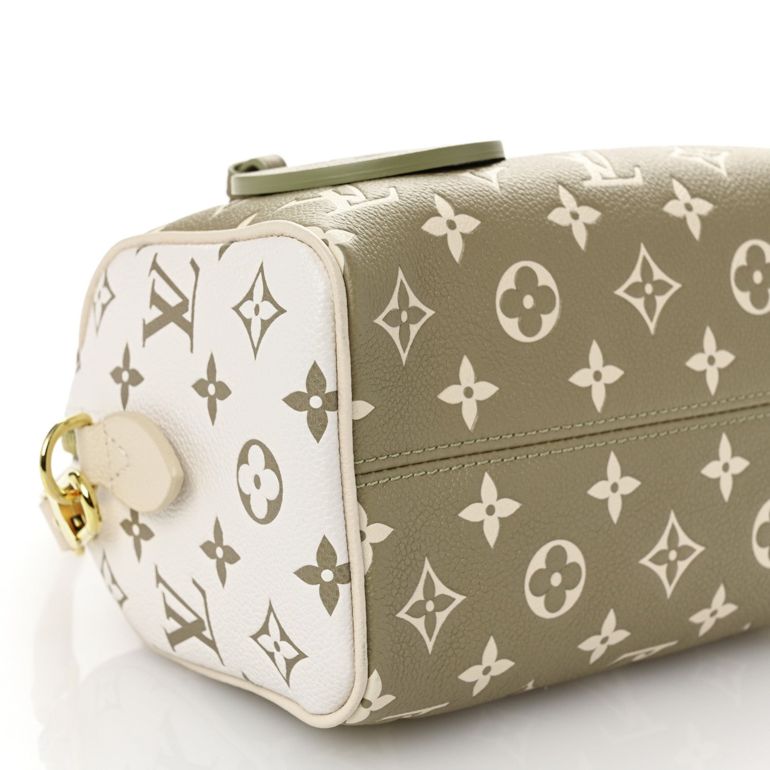Louis Vuitton Empreinte Monogram Spring in the City Speedy Bandouliere 20 Kaki Beige Cream 8 of 9
