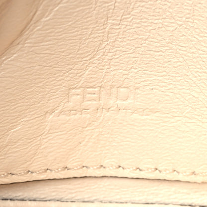 Fendi Nappa Matisse FF Embossed Nano Baguette Charm White 5 of 9