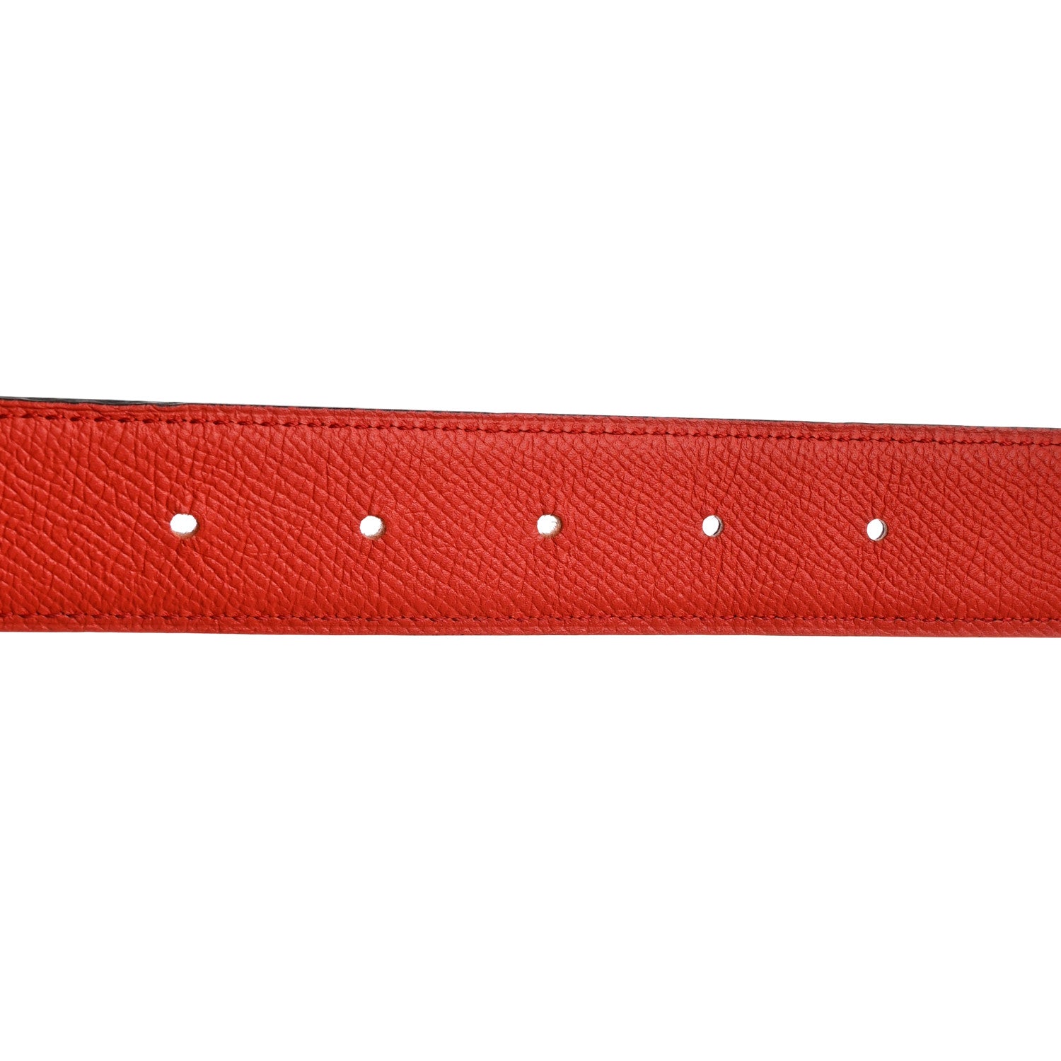 Hermes Swift Epsom 24mm Mini Constance H Belt 90 36 Orange Poppy 4 of 6