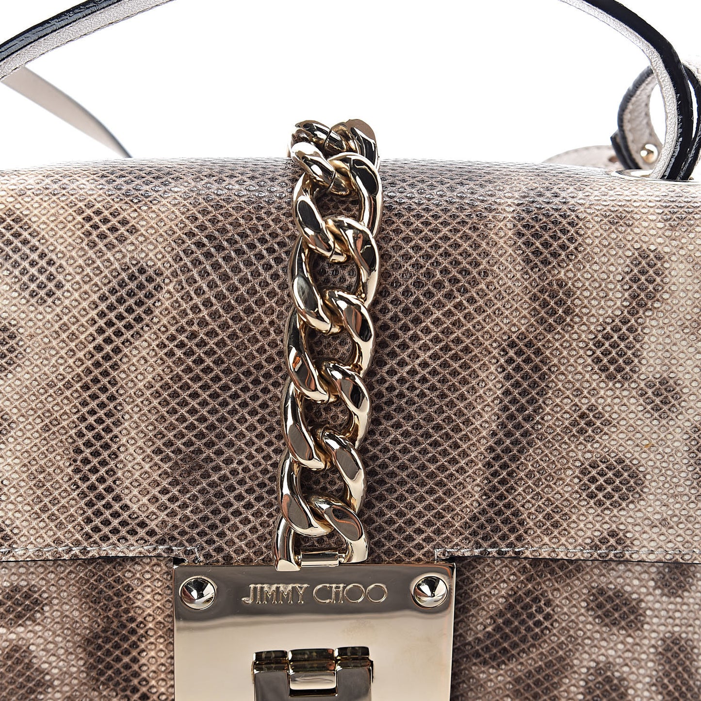Lizard Calfskin Embossed Rebel Crossbody Bag