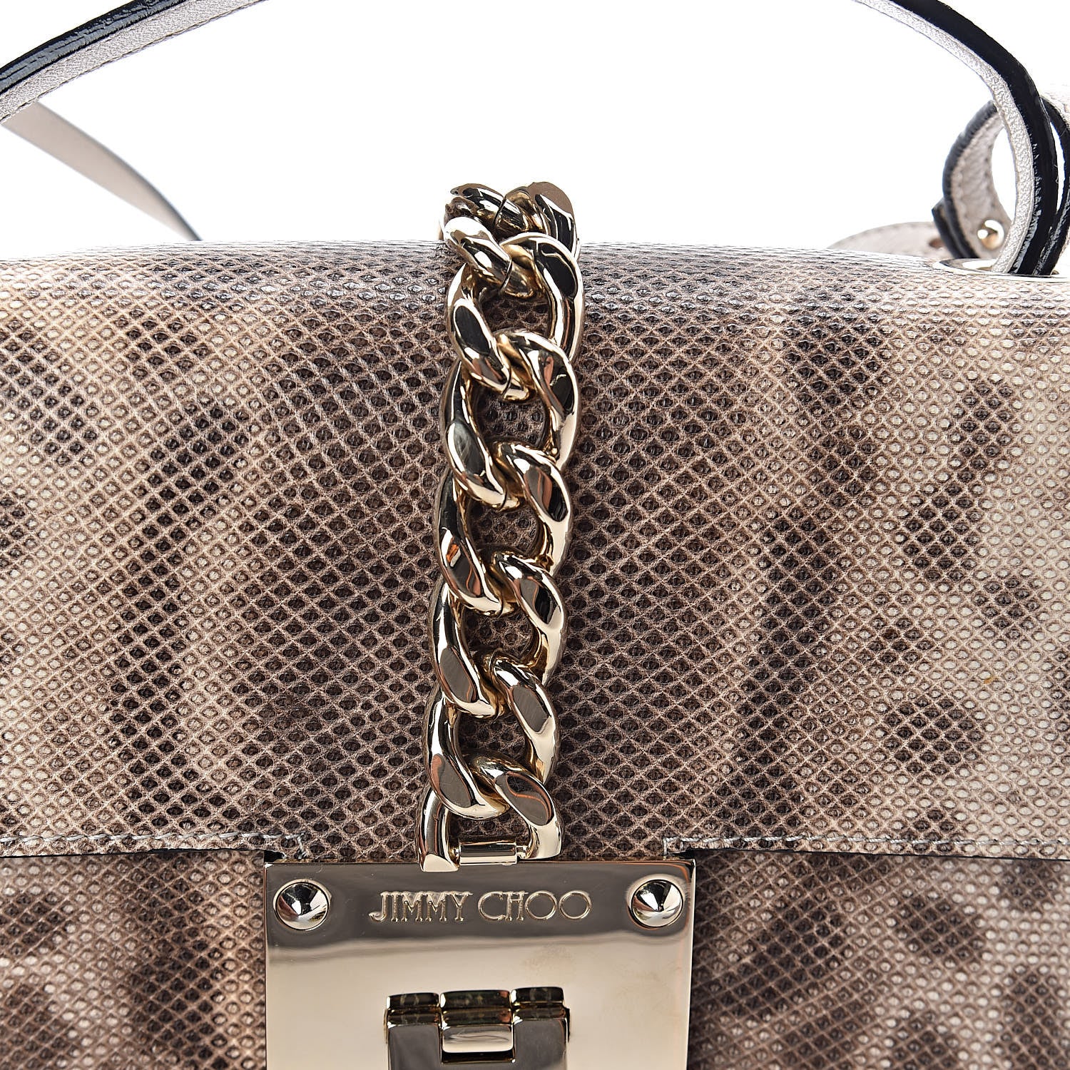 Jimmy Choo Lizard Calfskin Embossed Rebel Crossbody Bag 7 of 7