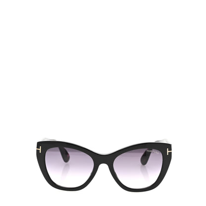 Tom Ford Acetate Cara Sunglasses TF940 Black Gradient Smoke 2 of 8