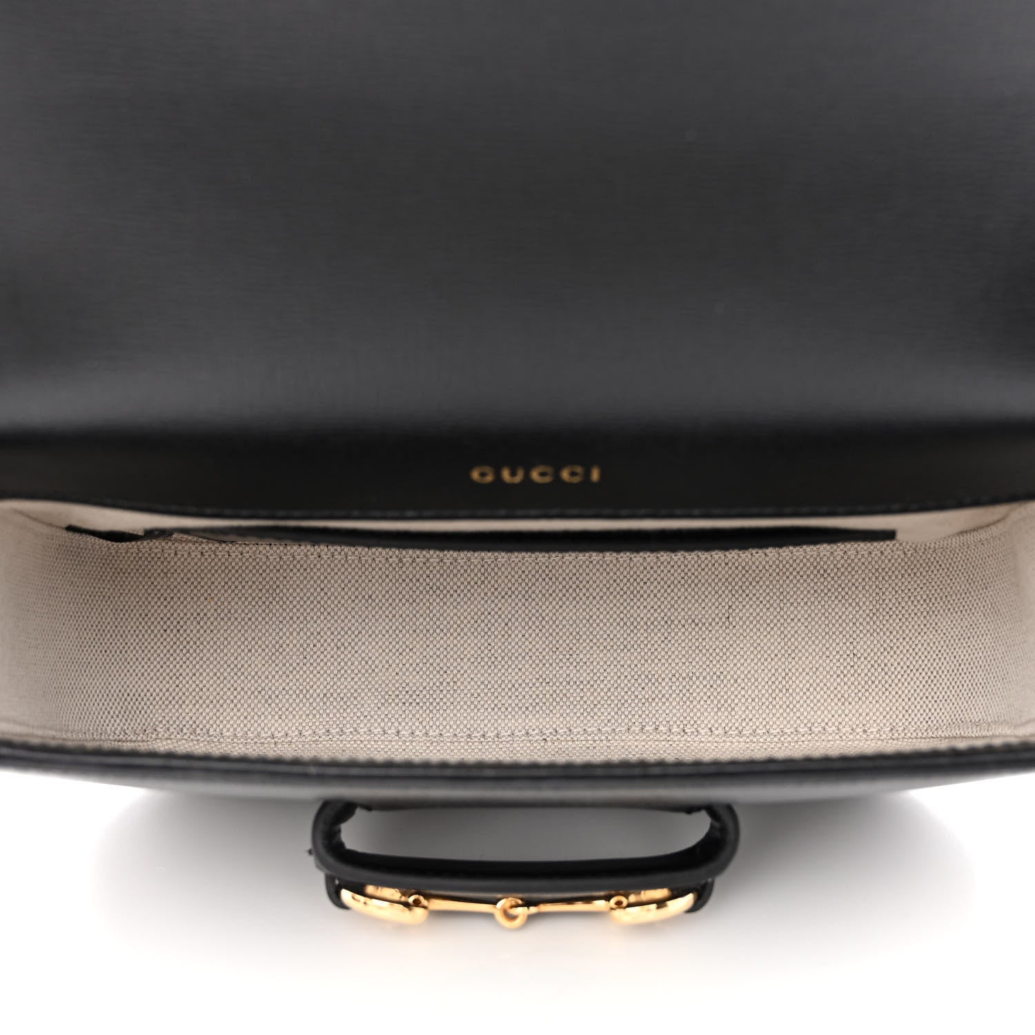 Gucci Azalea Calfskin Web Mini Horsebit 1955 Shoulder Bag Black 5 of 11
