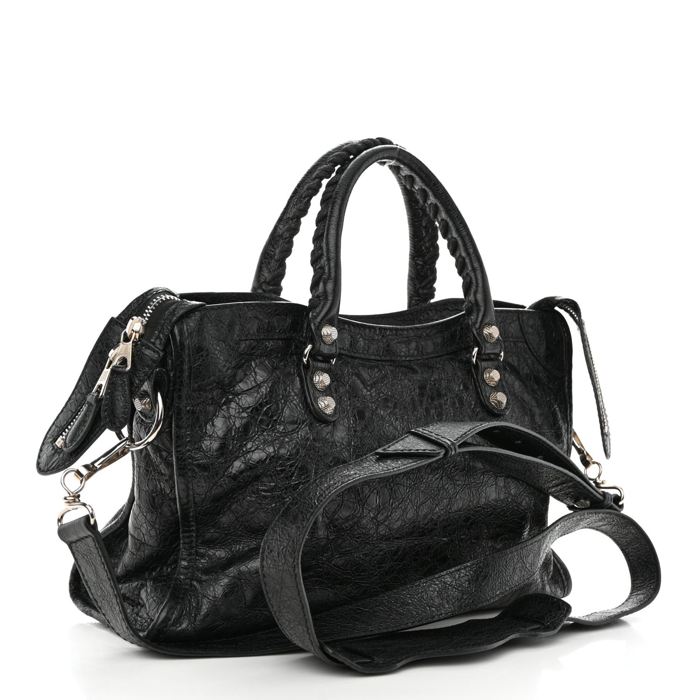 Agneau Giant 12 Silver Hardware City Black