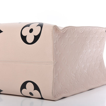 Louis Vuitton Empreinte Monogram Giant Crafty Onthego GM Creme Black 7 of 10