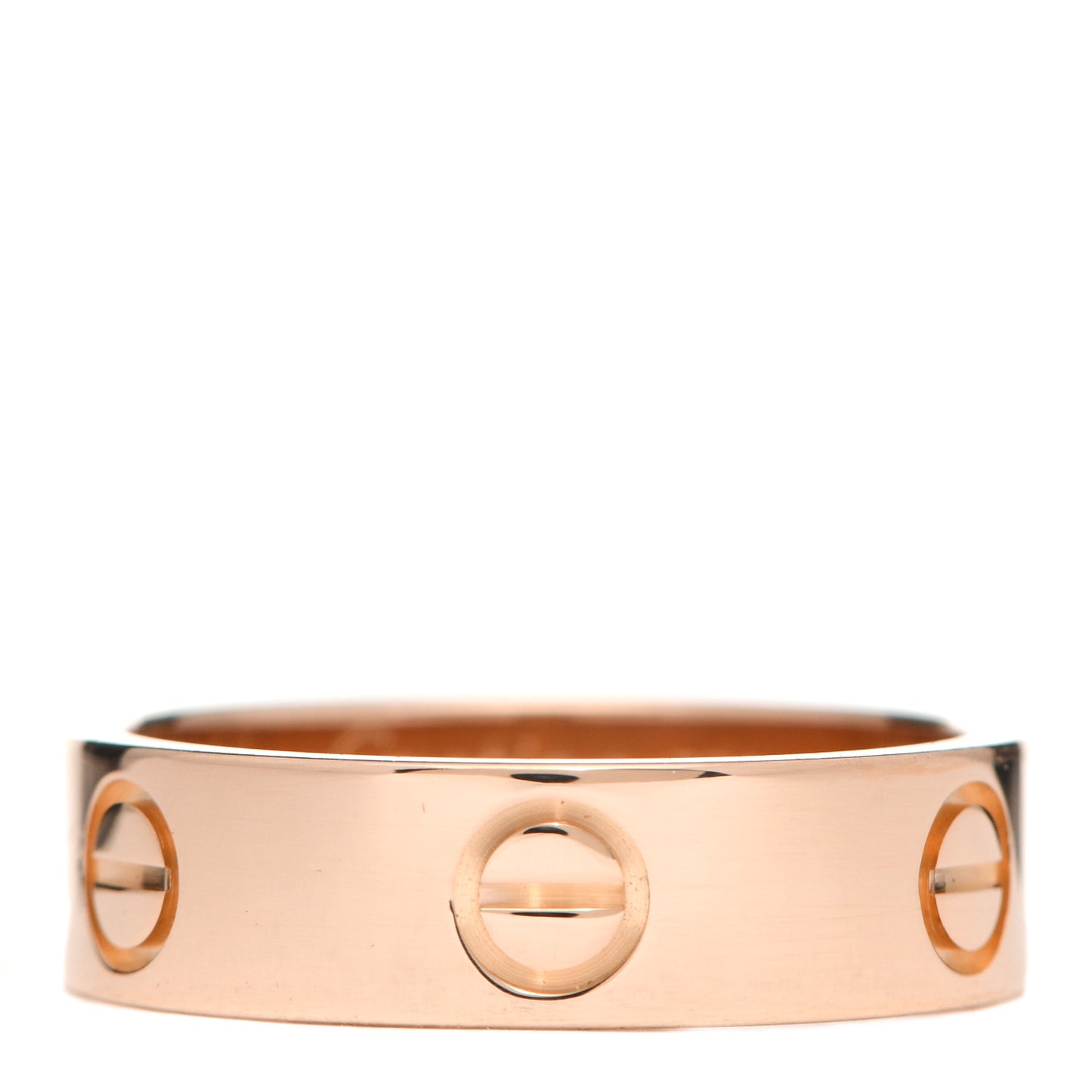 18K Pink Gold 5.5mm LOVE Ring 55 7.25