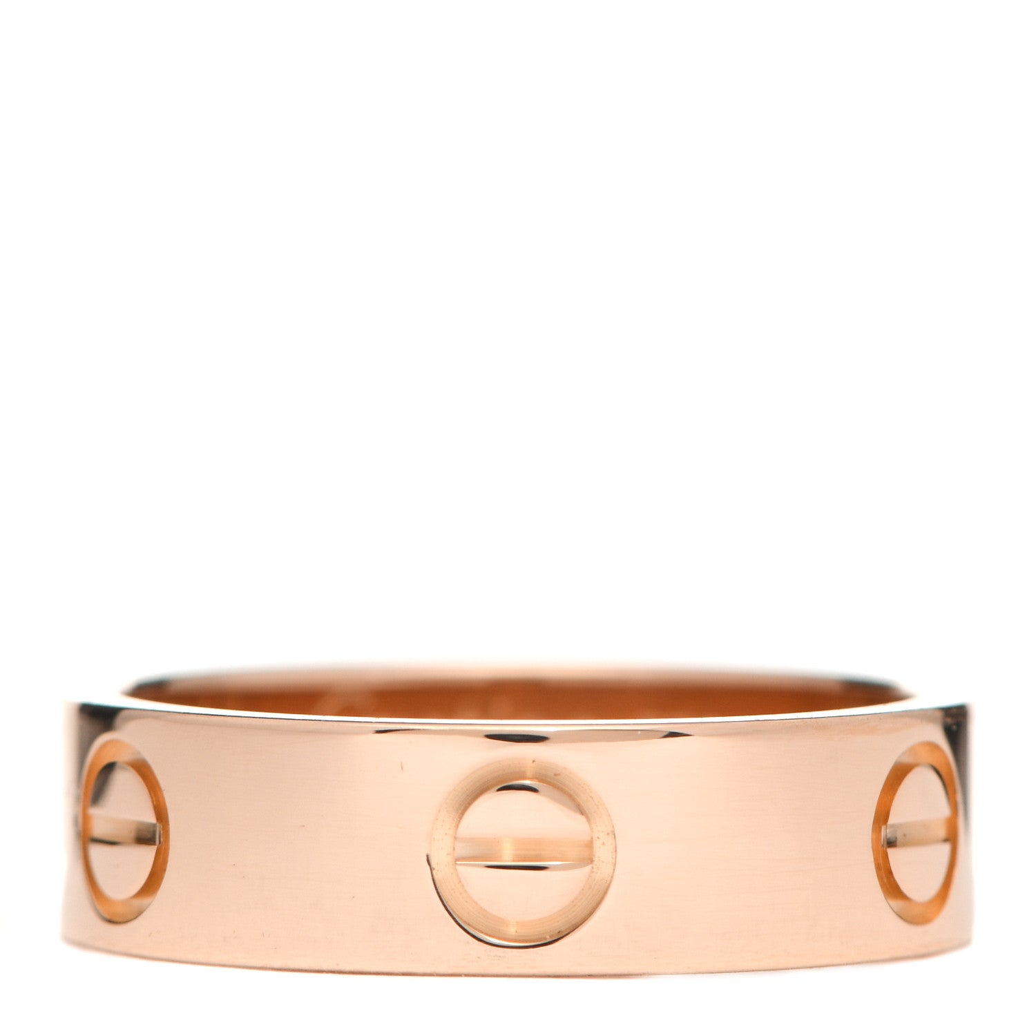 Cartier 18K Pink Gold 5.5mm LOVE Ring 55 7.25 1 of 6