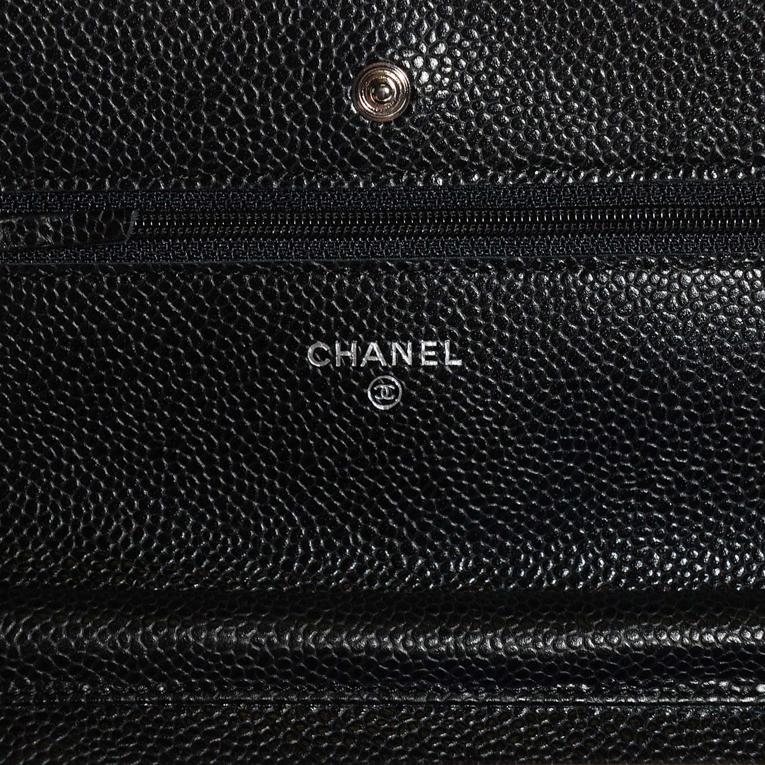 Chanel Caviar Quilted Wallet On Chain WOC Black 6 of 7
