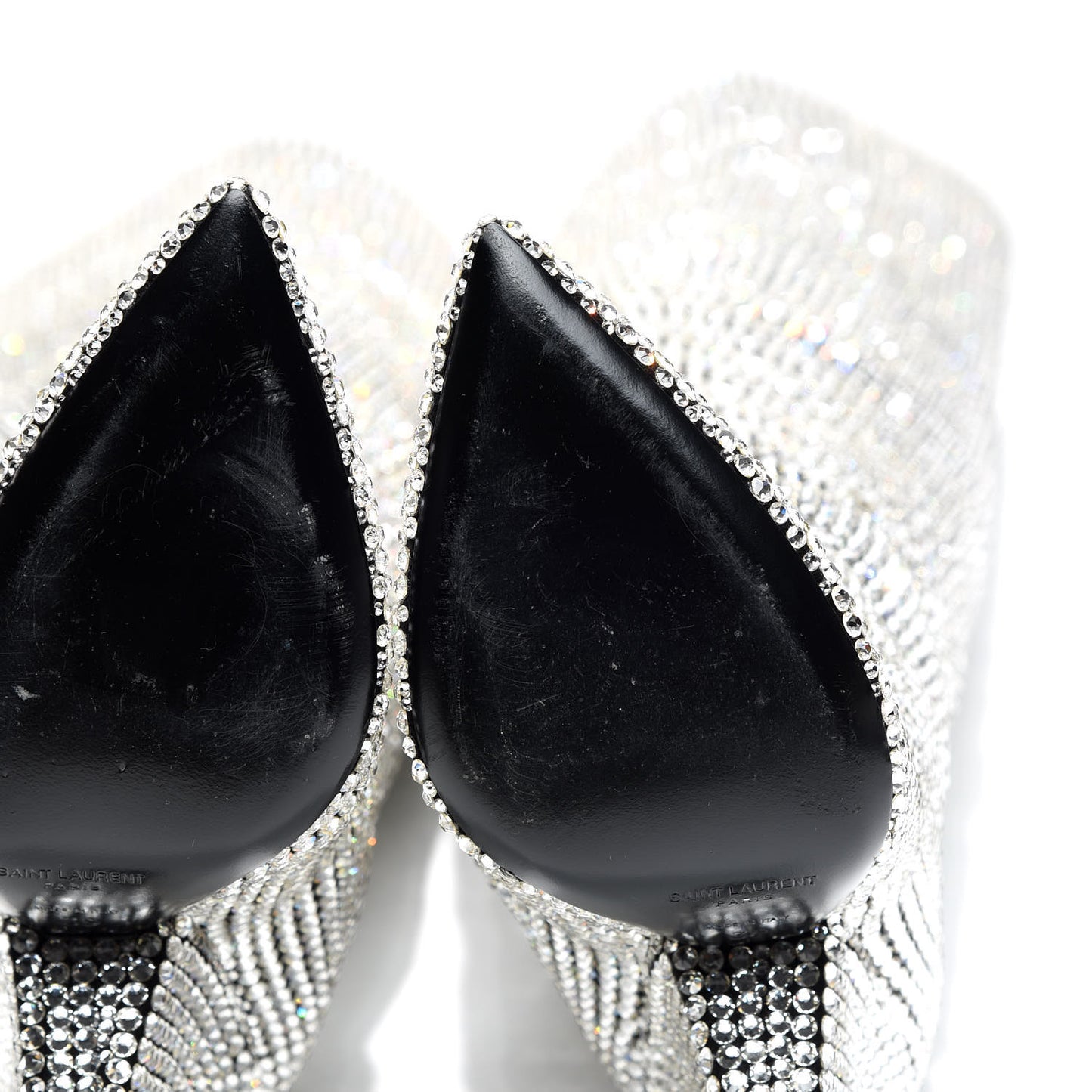 Swarovski Crystal Embellished Niki 105 Thigh High Boots 39