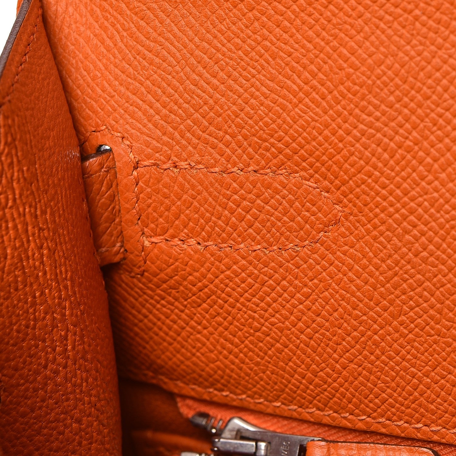 Hermes Epsom Kelly Sellier 35 Orange 9 of 34