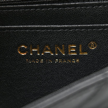 Chanel Lambskin Quilted Mini Rectangular Flap Black 6 of 9
