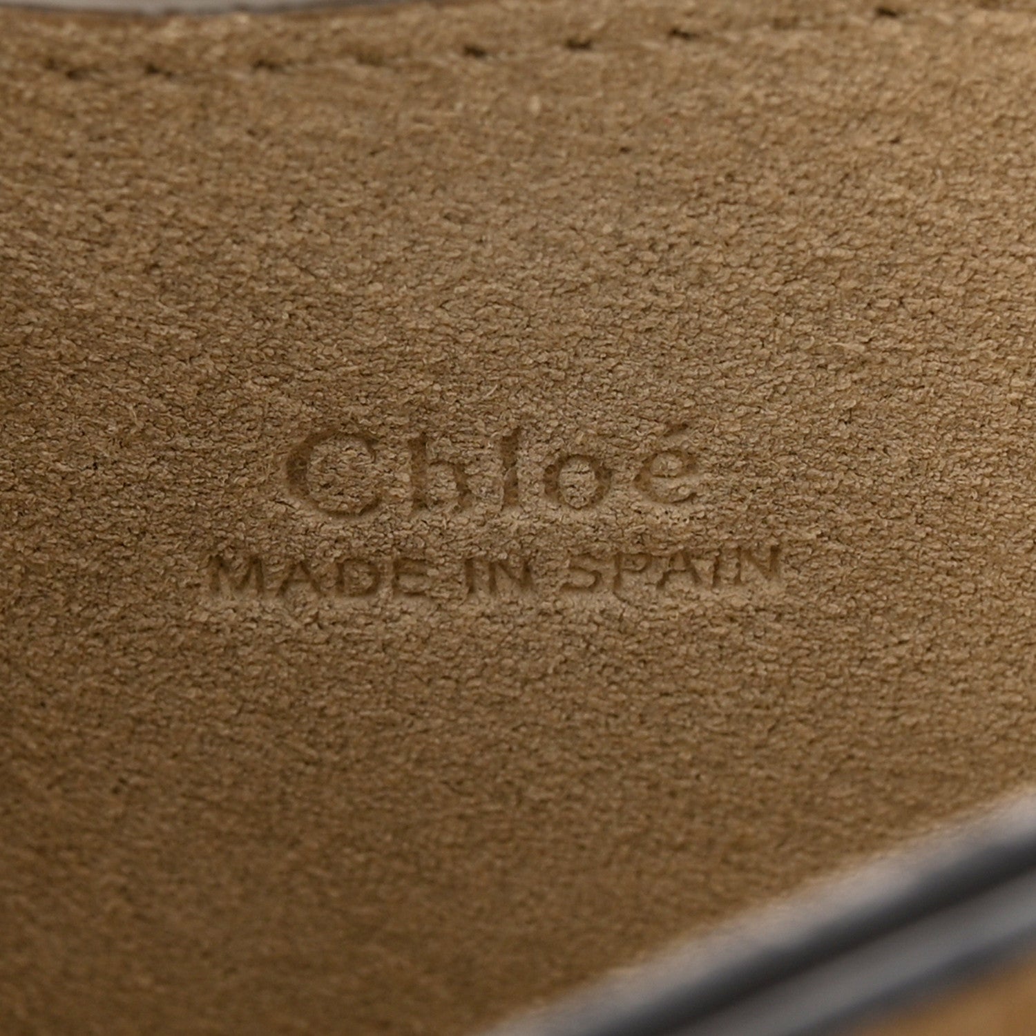 Chloe Suede Calfskin Small Faye Shoulder Bag Motty Grey 6 of 13