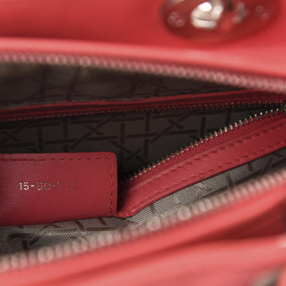 Christian Dior Lambskin Cannage Large Lady Dior Pink 9 of 11