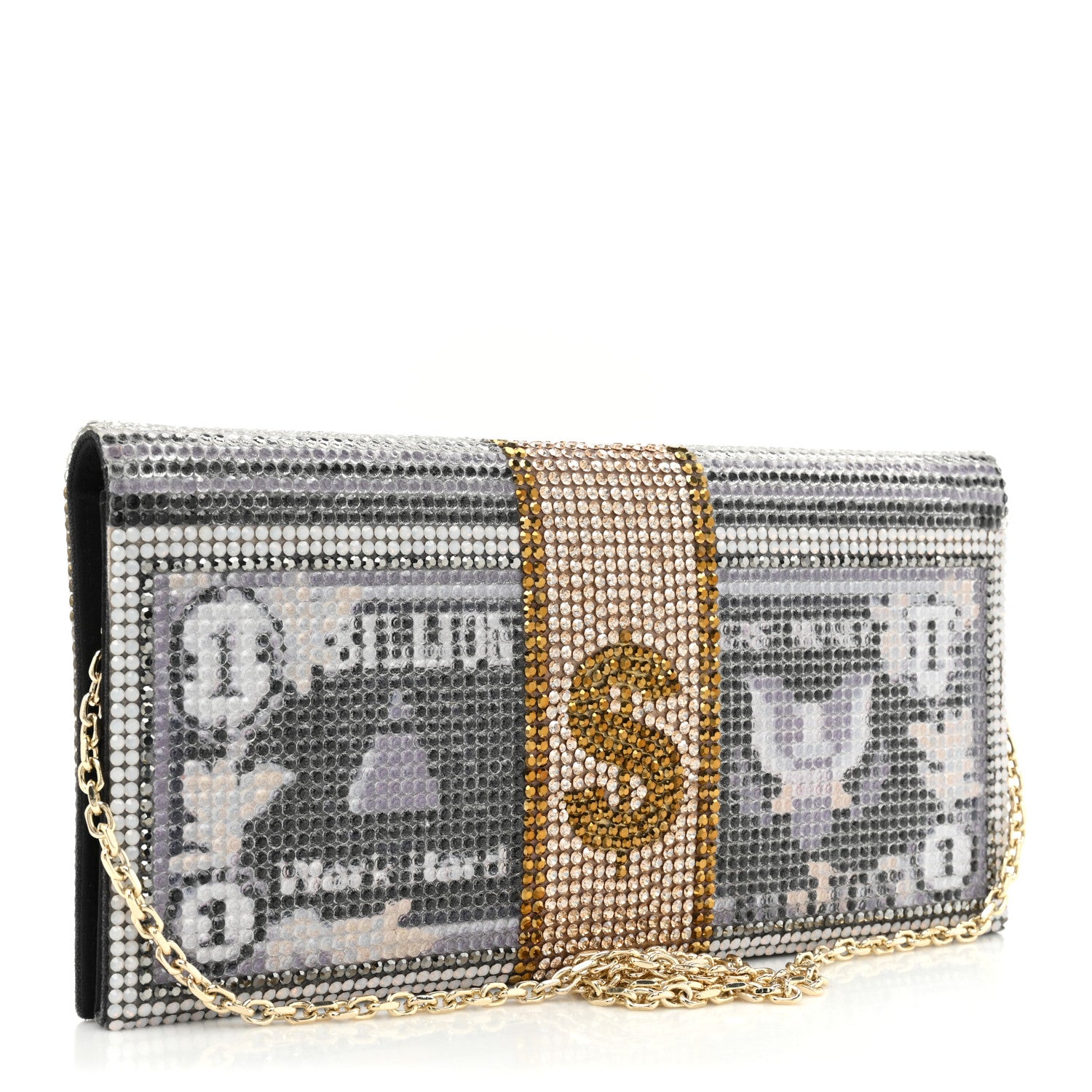 Judith Leiber Crystal Billions Envelope Clutch 3 of 10