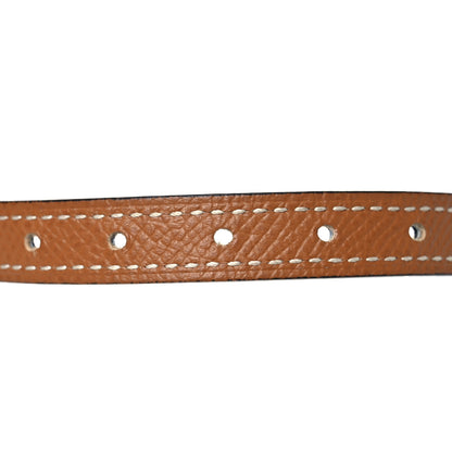 Hermes Swift Epsom 13mm Focus Belt 85 34 Black Gold 3 of 8