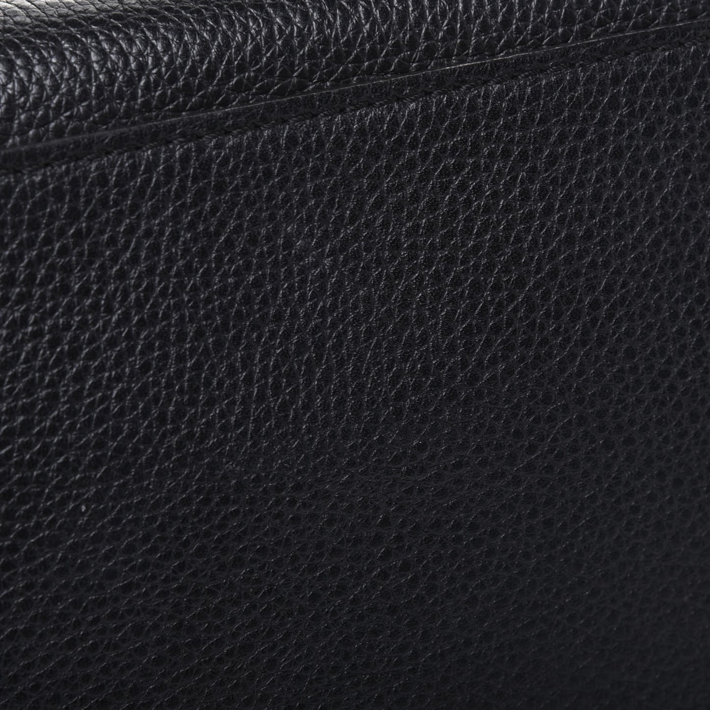 Drummed Calfskin Micro Luggage Black